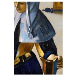  Obraz olejny ręcznie malowany Jan Vermeer Dziewczyna z dzbanem 45x55cm