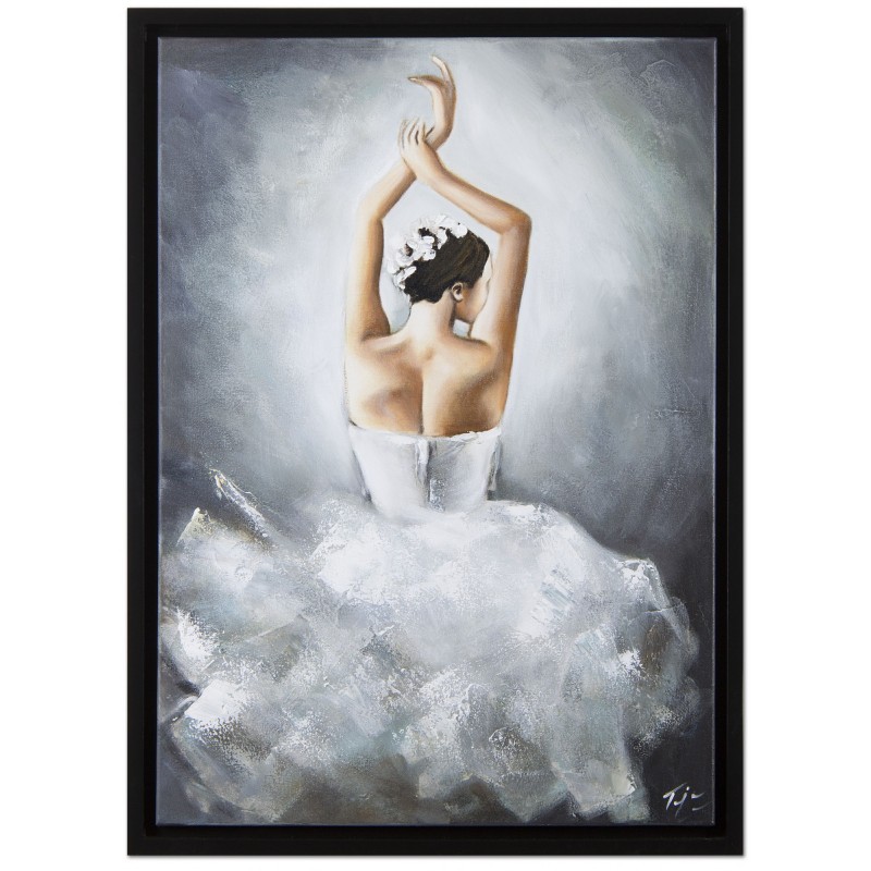  Obraz olejny ręcznie malowany Baletnica 55x75cm