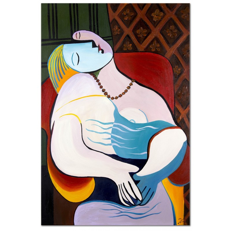  Obraz Pablo Picasso Marząca Kobieta 60x90cm olejny ręcznie malowany