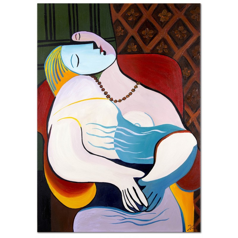  Obraz Pablo Picasso Marząca Kobieta 50x70cm olejny ręcznie malowany