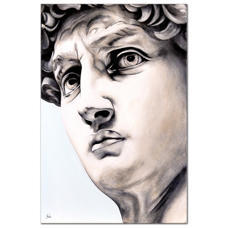  Obraz olejny ręcznie malowany Michelangelo David 80x120cm