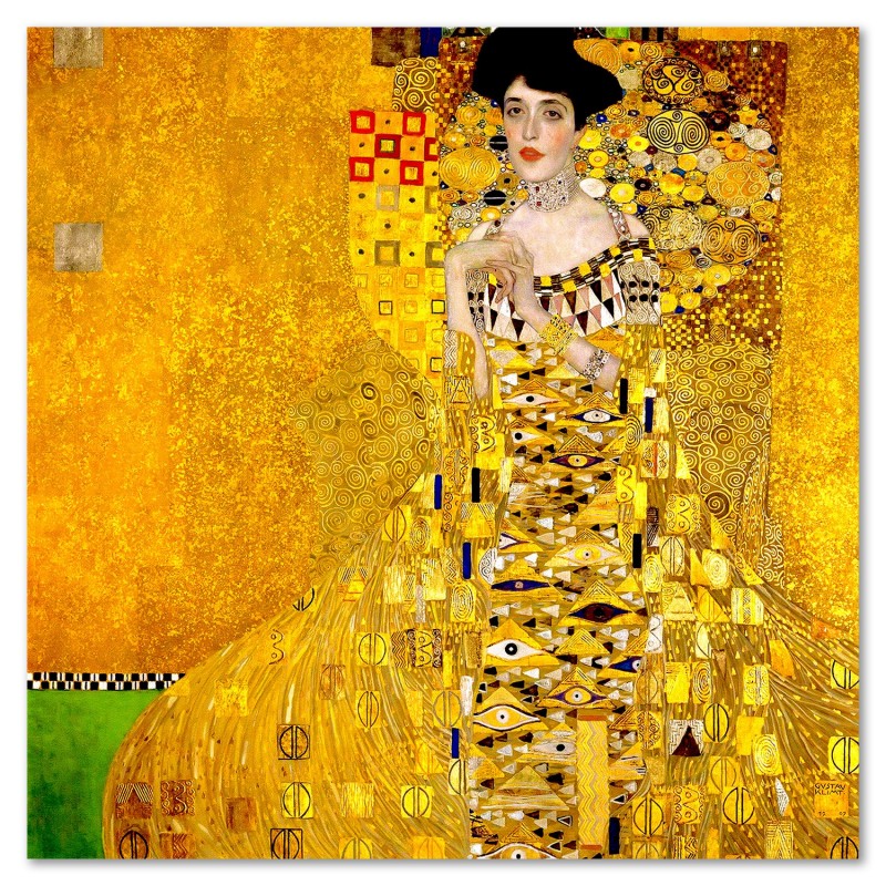  Obraz na płótnie Gustav Klimt Adele Bloch-Bauer I 100x100cm