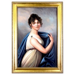  Obraz malowany Józef Grassi Portret Klementyny z Kozietulskich 75x105cm