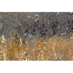  Obraz olejny ręcznie malowany Jesienna Łąka 90x90 cm