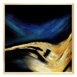  Obraz olejny ręcznie malowany 63x63cm Widok na ocean