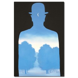  Obraz malowany Rene Magritte A Friend of Order 120x180cm