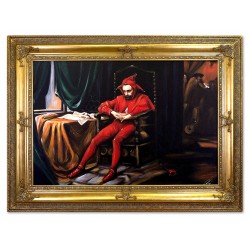  Obraz olejny ręcznie malowany na płótnie 111x151cm Jan Matejko Stańczyk kopia