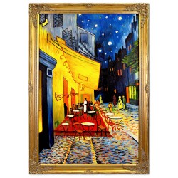  Obraz olejny ręcznie malowany 94x134 Vincent van Gogh Nocna kawiarnia