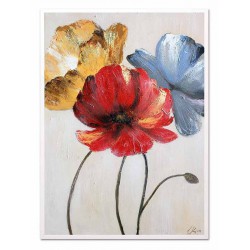  Obraz olejny ręcznie malowany Kwiaty 53x73cm