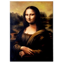  Obraz malowany Leonardo da Vinci Mona Lisa 50x70cm