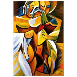  Obraz malowany Pablo Picasso Przyjaźń 80x120cm