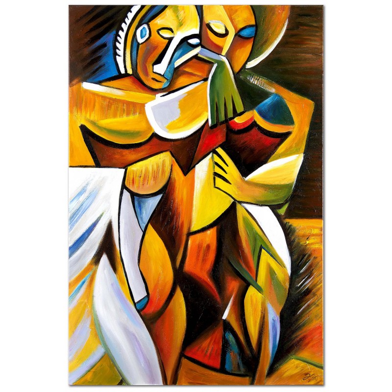  Obraz malowany Pablo Picasso Przyjaźń 80x120cm
