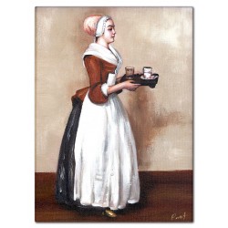  Obraz ręcznie malowany Jean-Étienne Liotard Dziewczyna z czekoladą 110x150cm
