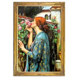  Obraz malowany John William Waterhouse Dusza Róży 94x134cm