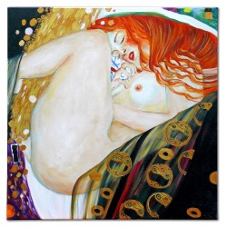  Obraz olejny ręcznie malowany 50x70cm Gustav Klimt Danae
