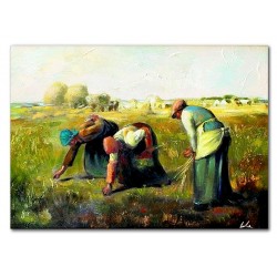  Obraz malowany Jean Francois Millet Kobiety zbierające kłosy 50x70cm