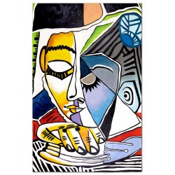  Obraz malowany Pablo Picasso Głowa czytającej kobiety 60x90cm