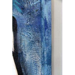  Obraz olejny ręcznie malowany na płótnie 50x70cm Pablo Picasso Niebieski akt kopia