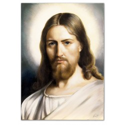  Obraz olejny ręcznie malowany 50x70cm Jezus Chrystus