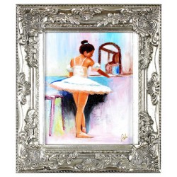  Obraz mała Baletnica 30x35 obraz malowany na płótnie w ramie