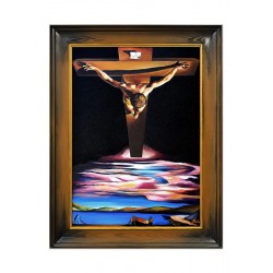  Obraz malowany Salvador Dali Chrystus Ukrzyżowany św. Jana od Krzyża 65x85cm