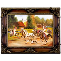 Obraz olejny ręcznie malowany Pejzaż 75x95cm