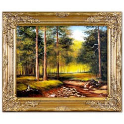  Obraz olejny ręcznie malowany Pejzaż 63x83cm