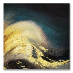  Obraz olejny ręcznie malowany 90x90cm Złota góra