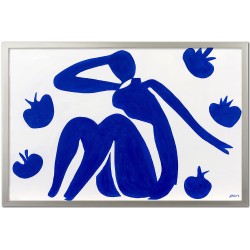  Obraz olejny ręcznie malowany Henri Matisse Niebieska Postać kopia 63x93cm