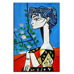  Obraz olejny ręcznie malowany na płótnie 60x90cm Pablo Picasso Jackqueline kopia