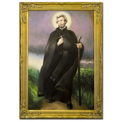  Obraz olejny ręcznie malowany religijny 75x105cm