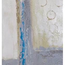  Obraz olejny ręcznie malowany 60x60cm Zimowe marzenie