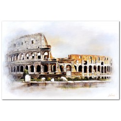  Obraz olejny ręcznie malowany na płótnie 60x90cm Koloseum