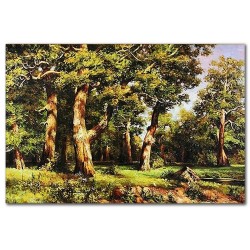  Obraz olejny ręcznie malowany 80x120cm Pod lasem
