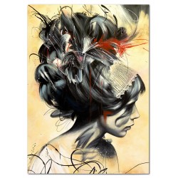  Obraz olejny ręcznie malowany 110x150cm Kobiece fantazje