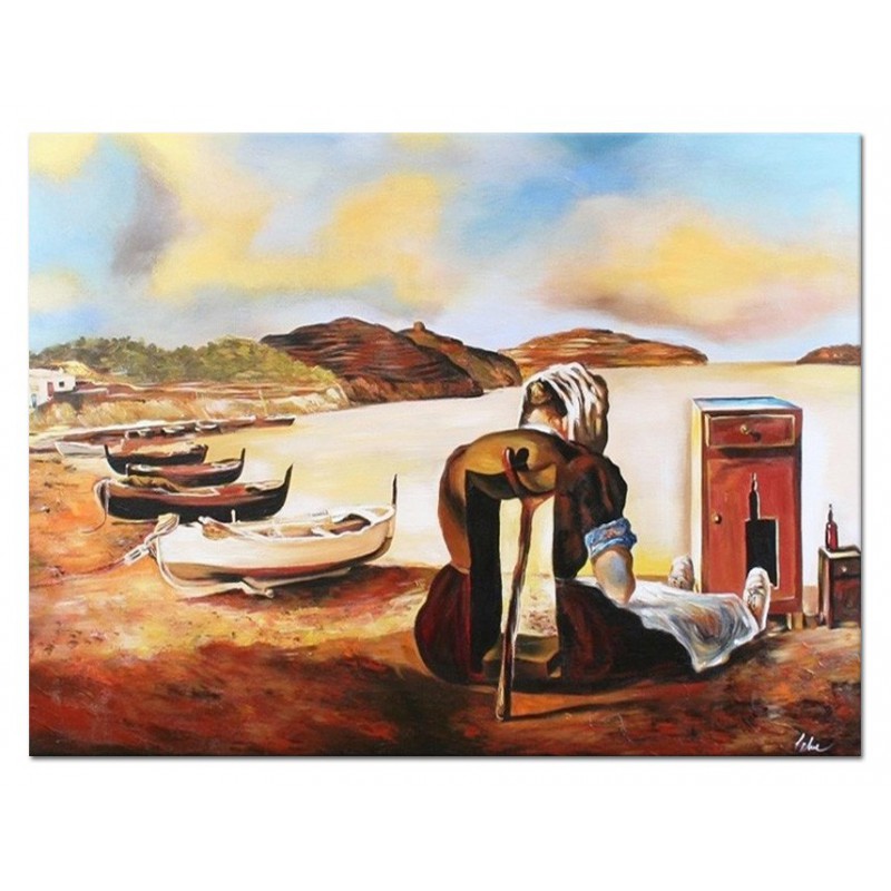  Obraz olejny ręcznie malowany Salvador Dali Odstawienie mebli od piersi kopia 90x120cm
