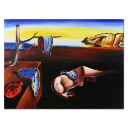  Obraz olejny ręcznie malowany Salvador Dali Trwałość pamięci kopia 90x120cm