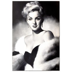  Obraz malowany Marilyn Monroe 120x180cm