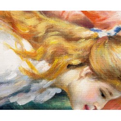  Obraz malowany Pierre Auguste Renoir Dwie młode dziewczyny przy fortepianie 110x150cm