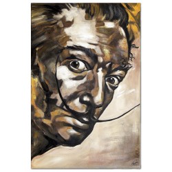  Obraz olejny ręcznie malowany 80x120 cm Salvador Dali Autoportret