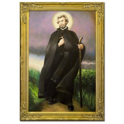  Obraz olejny ręcznie malowany religijny 75x105cm
