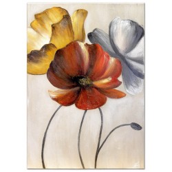  Obraz malowany Kwitnące Maki 110x150cm