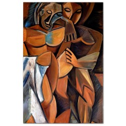  Obraz olejny ręcznie malowany na płótnie 60x90cm Pablo Picasso Przyjaźń kopia