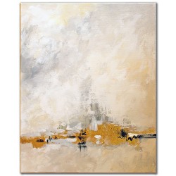  Obraz ręcznie malowany na płótnie Złota mgła 50x70cm