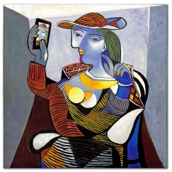  Obraz olejny ręcznie malowany Pablo Picasso Portret Marii Teresy Walter 90x90cm