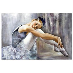  Obraz wypoczynek Baletnicy 60x90cm obraz malowany na płótnie