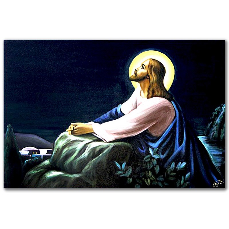  Obraz olejny ręcznie malowany Modlitwa w Ogrójcu 120x180cm