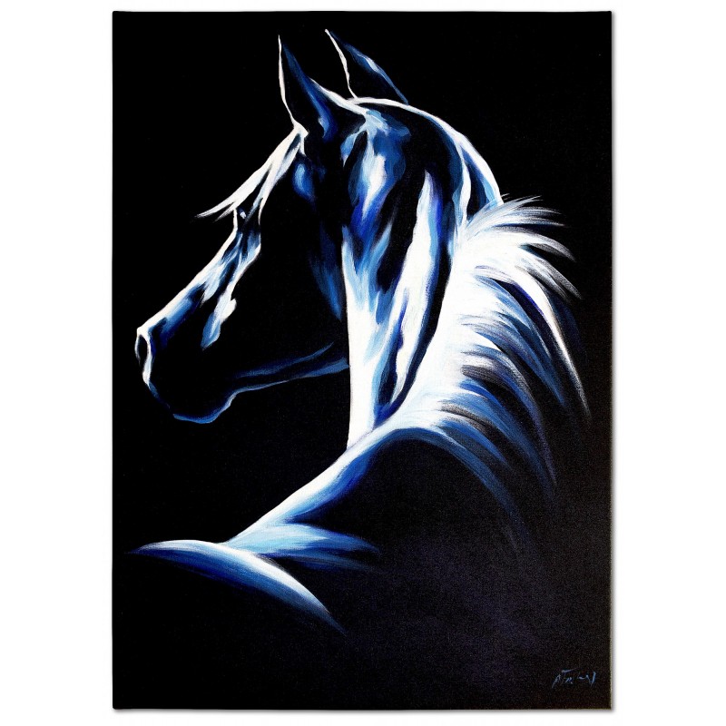  Obraz ręcznie malowany Koń 110x150cm