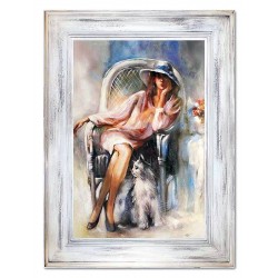  Obraz olejny ręcznie malowany Kobieta 86x116cm