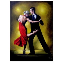  Obraz malowany Tango 110x150cm